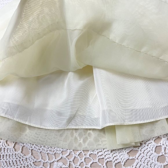 Vintage 1950s Little Miss Robin Baby Girl 4t Yellow Sheer Dress Cropped Jacket - Picture 5 of 12